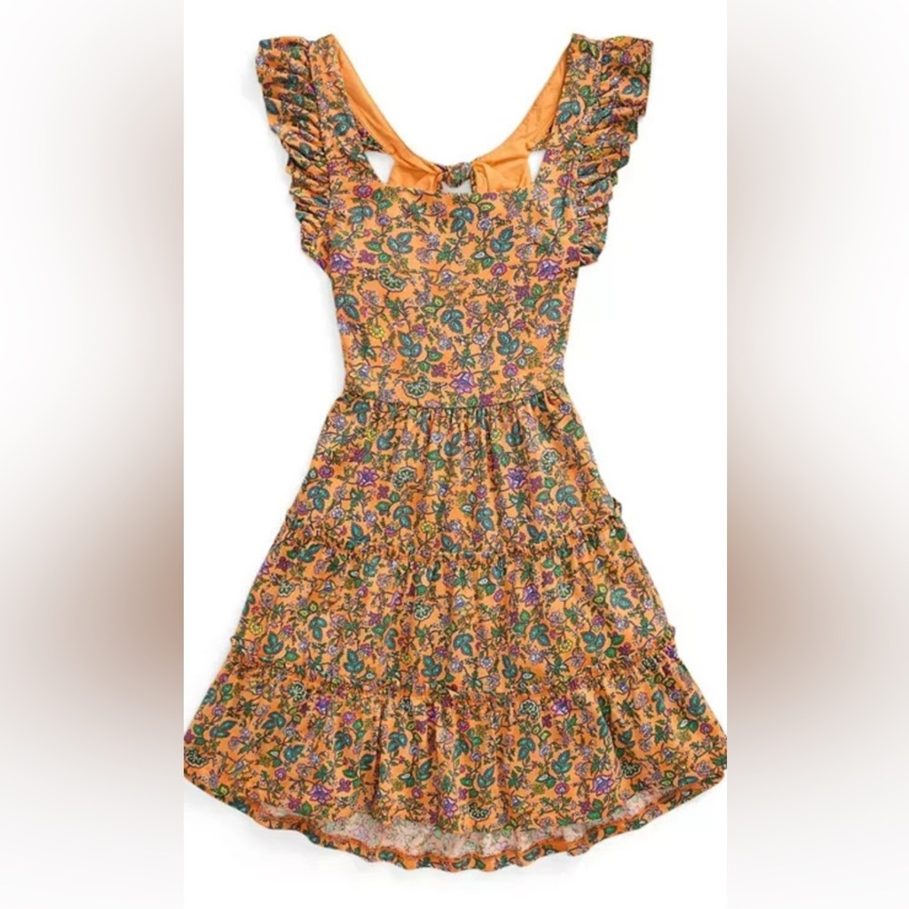 Polo Ralph Lauren Orange Floral Dress